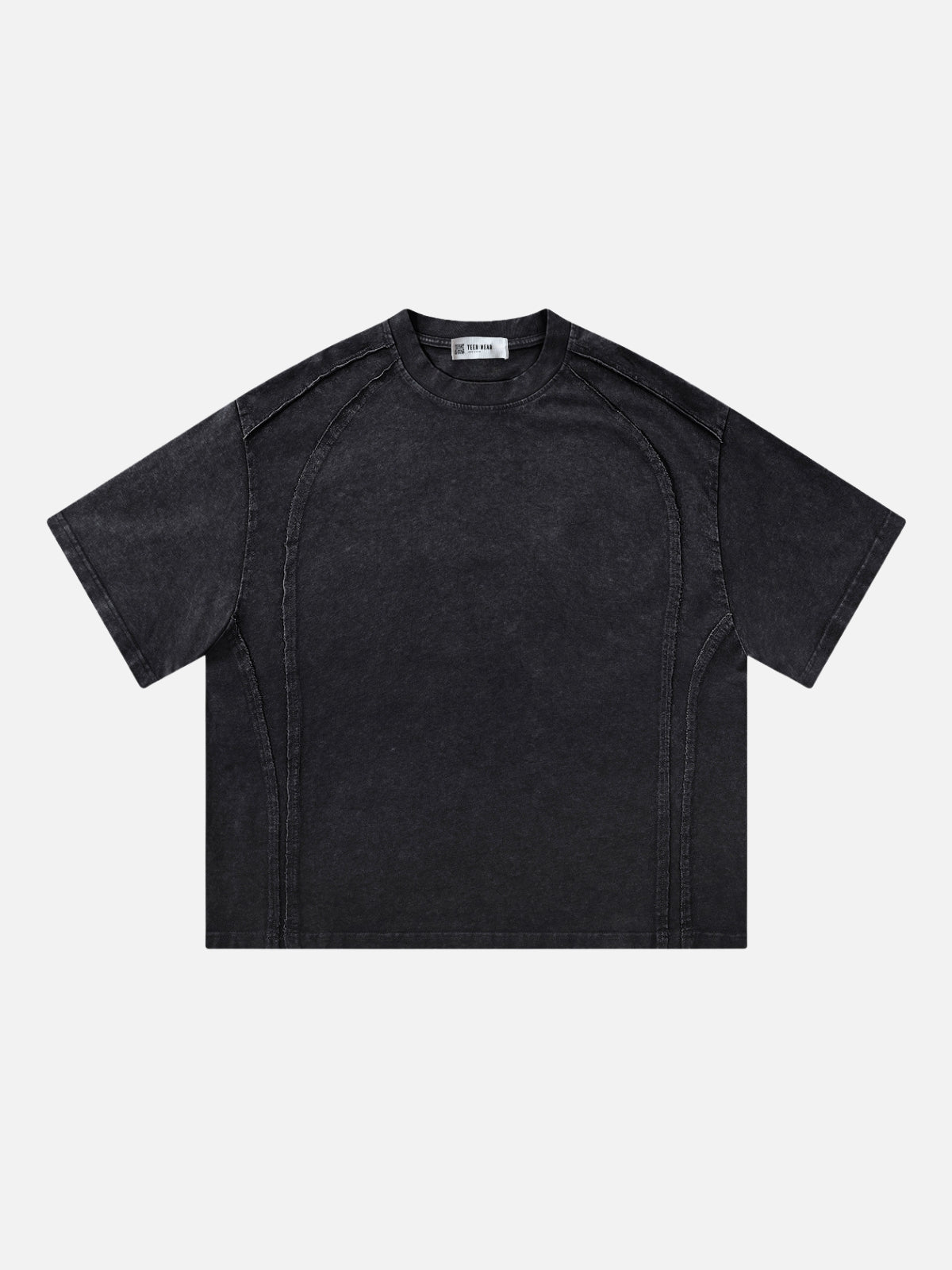 PATCHE - Oversized Basic T-Shirt Black | Teenwear.eu