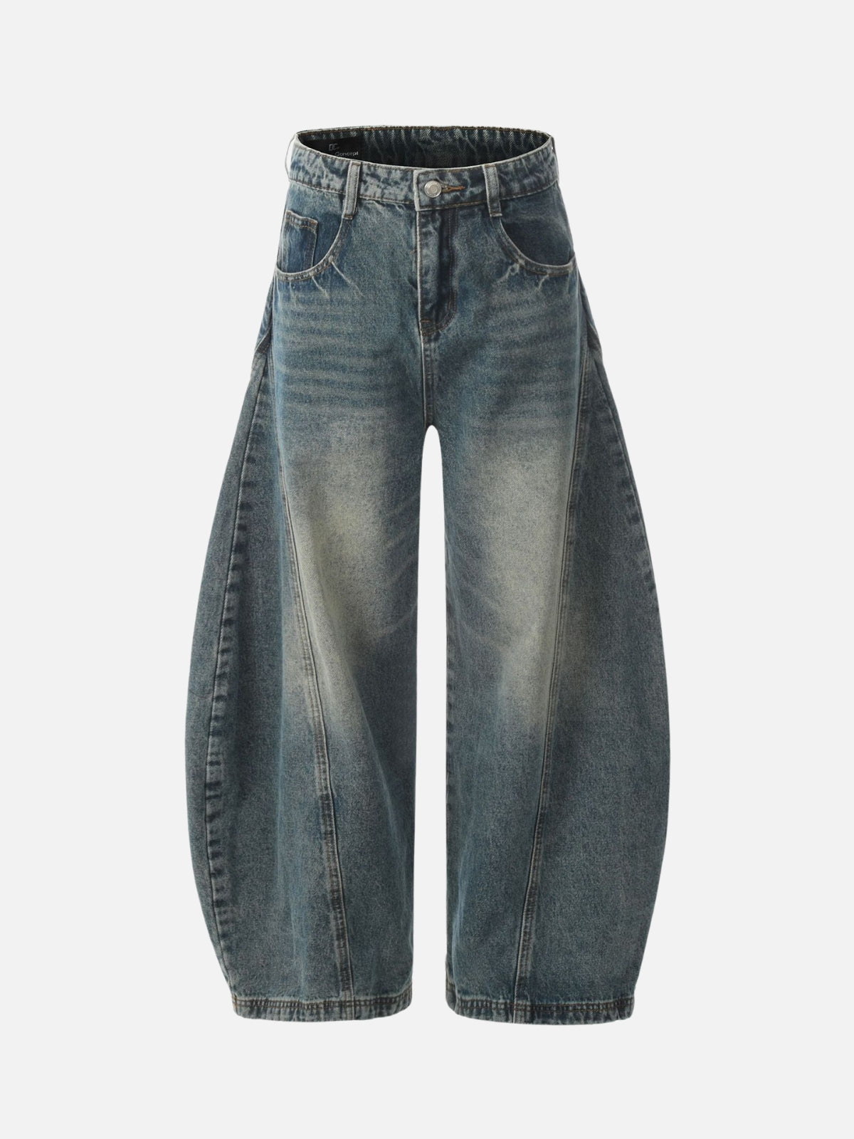 BALLOON - Baggy Barrel Leg Basic Jeans