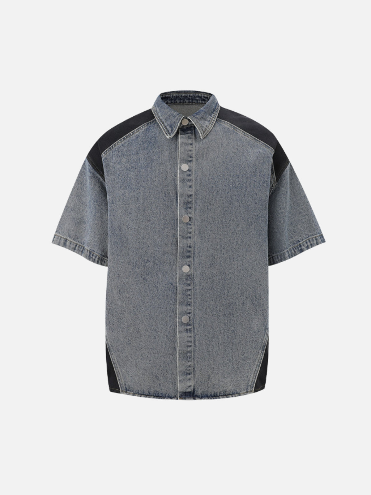 CORTEX – Baggy Embroidered Shorts Blue Shirt Only | Teenwear.eu