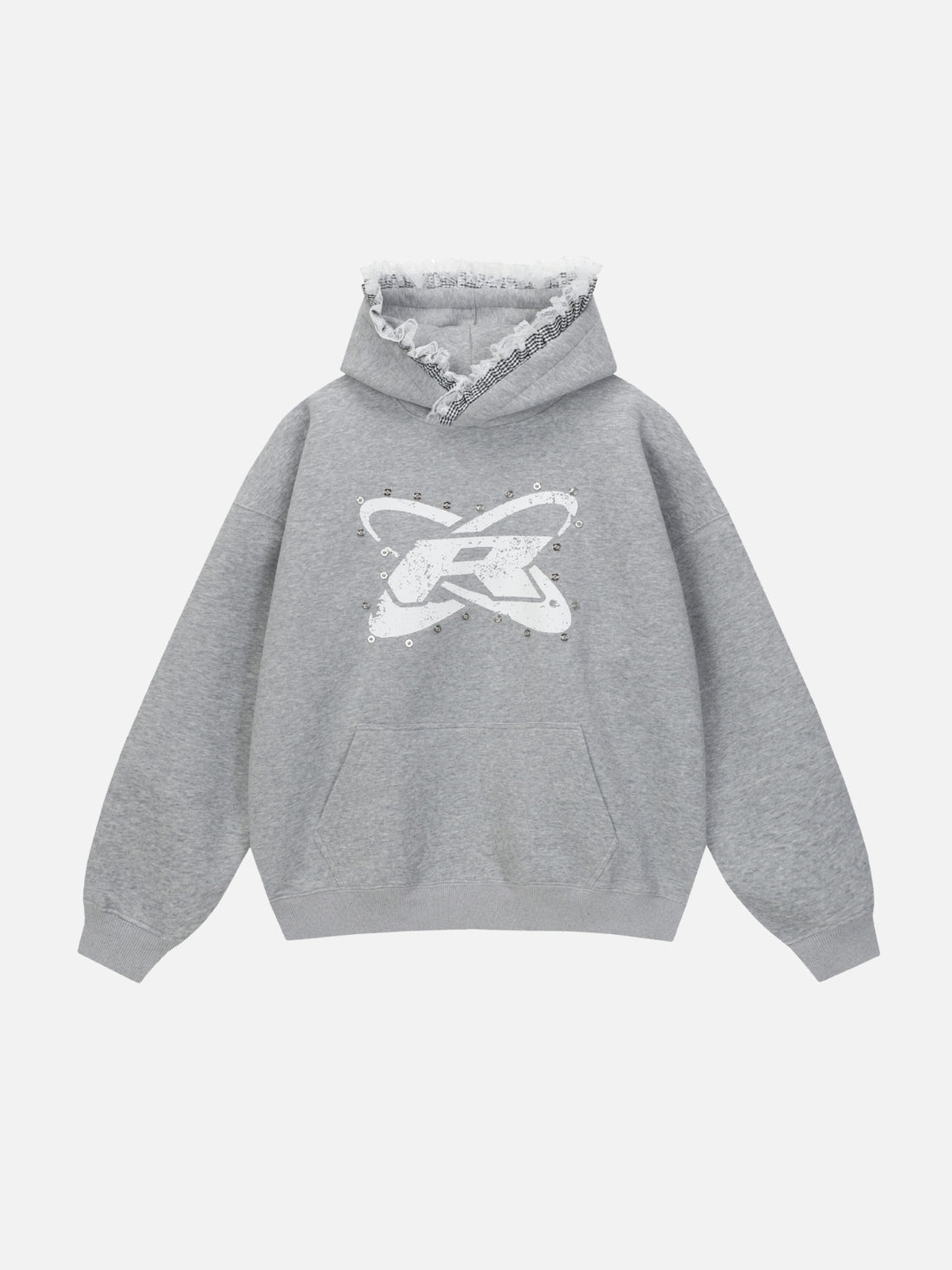 RESTAR - Oversized Graphic Hoodie Blue | Teenwear.eu