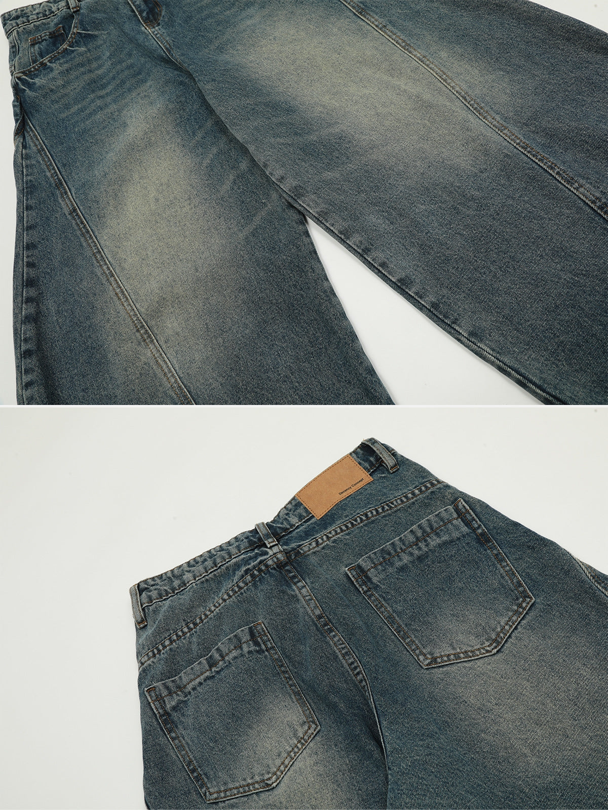 BALLOON - Baggy Barrel Leg Basic Jeans