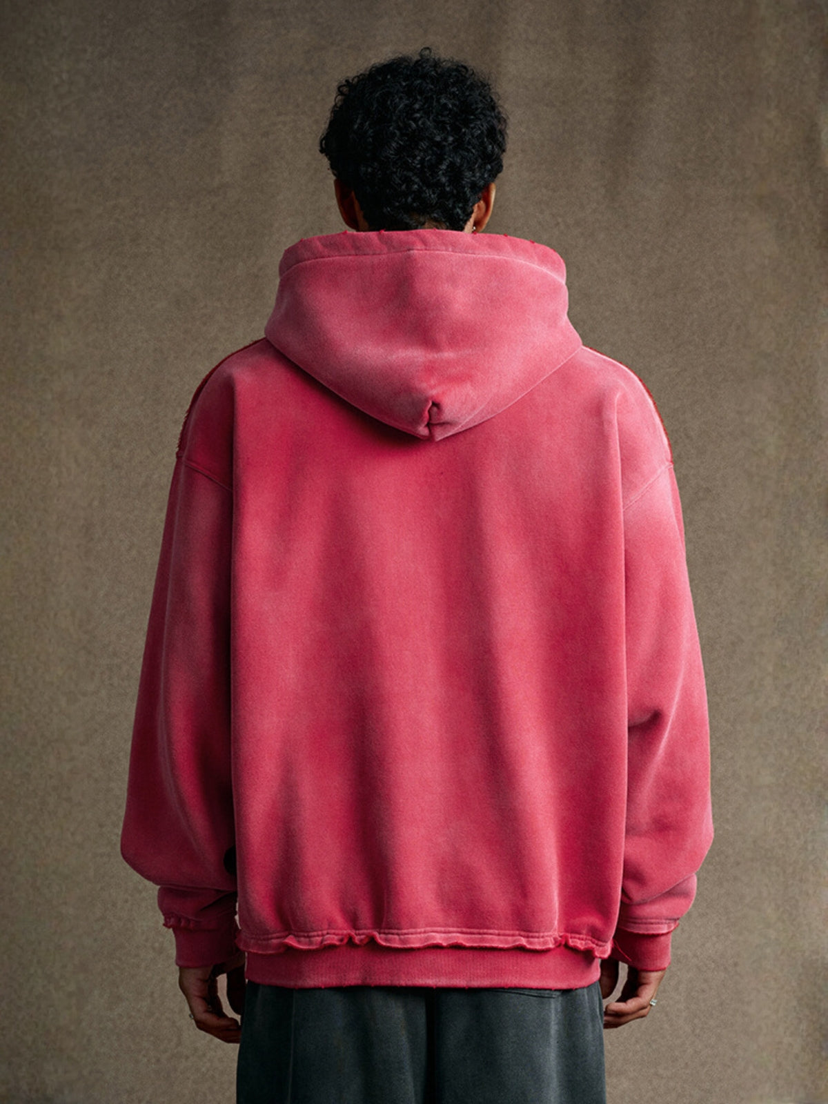 LICENSE - Oversized Print Zip Up Hoodie | Teenwear.eu