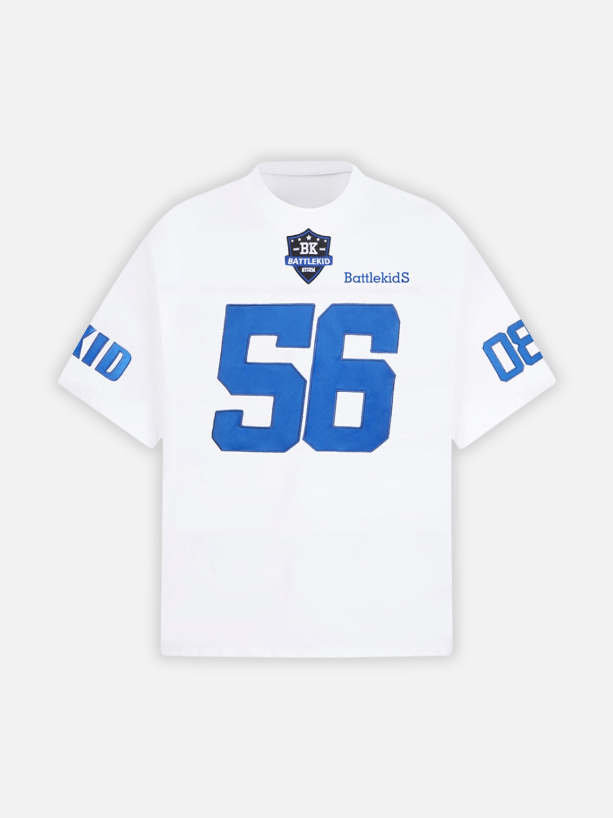 BATTLEKID - Oversized Graphic Jersey White | Teenwear.eu