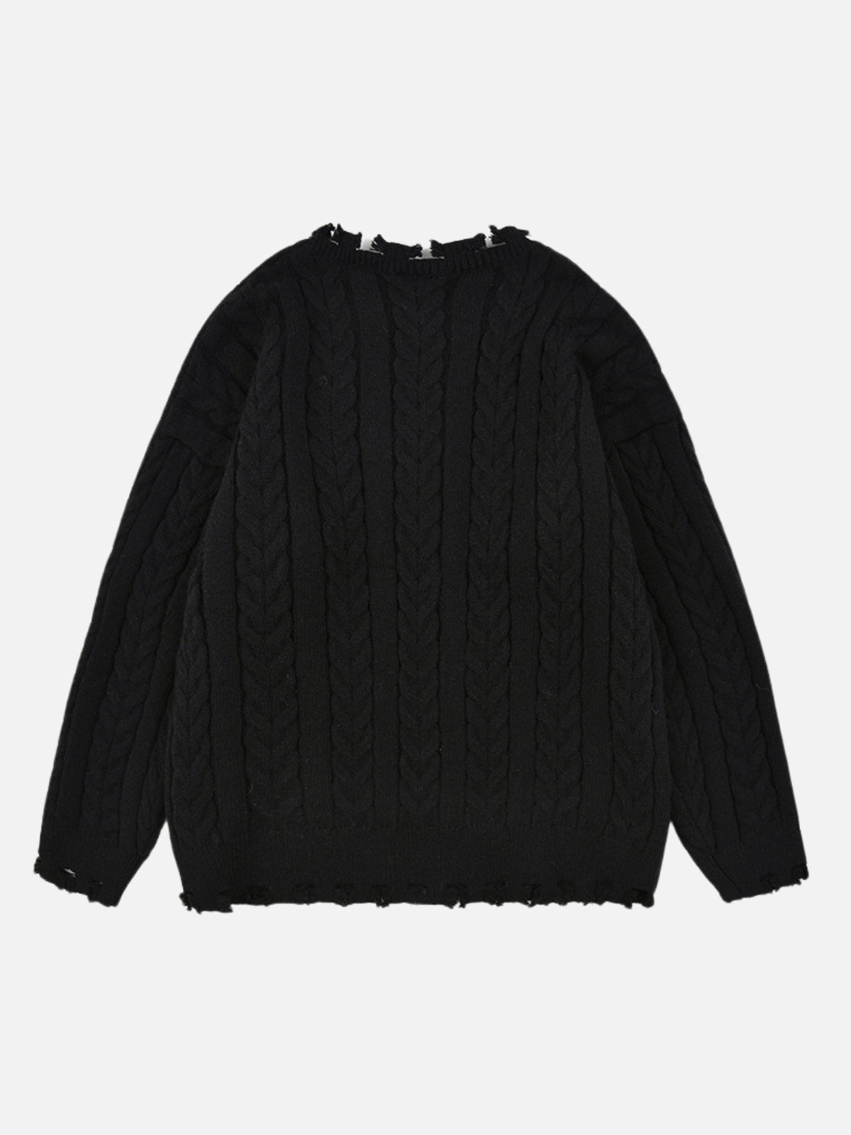 PENIAK - Oversized Embroidered Sweater | Teenwear.eu