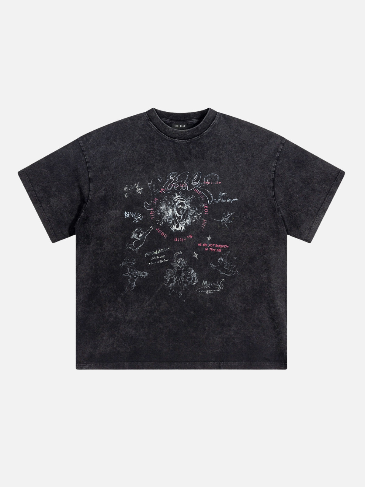 SICKU - Oversized Print T-Shirt Black | Teenwear.eu