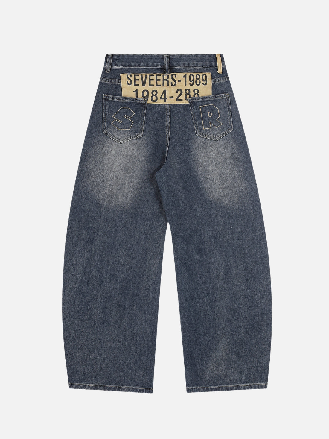 SEVEERS - Baggy Graphic Jeans Blue | Teenwear.eu