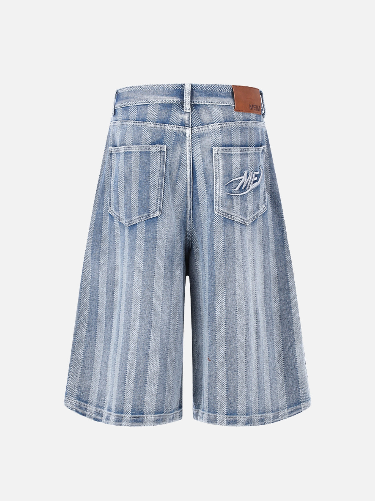 STRIPLETS - Baggy Denim Basic Jorts