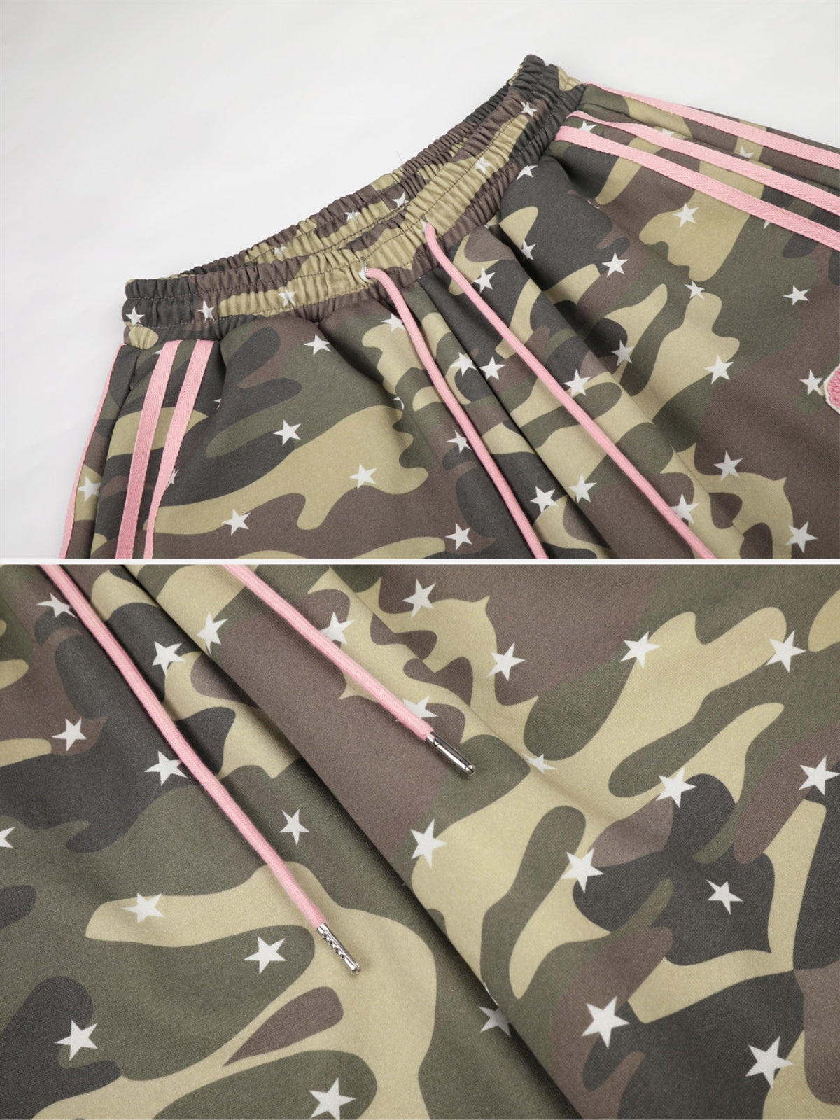 CAMISS - Baggy Graphic Embroidered Sweatpants