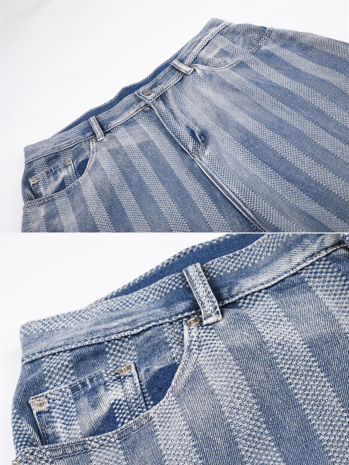 STRIPLETS - Baggy Denim Basic Jorts | Teenwear.eu
