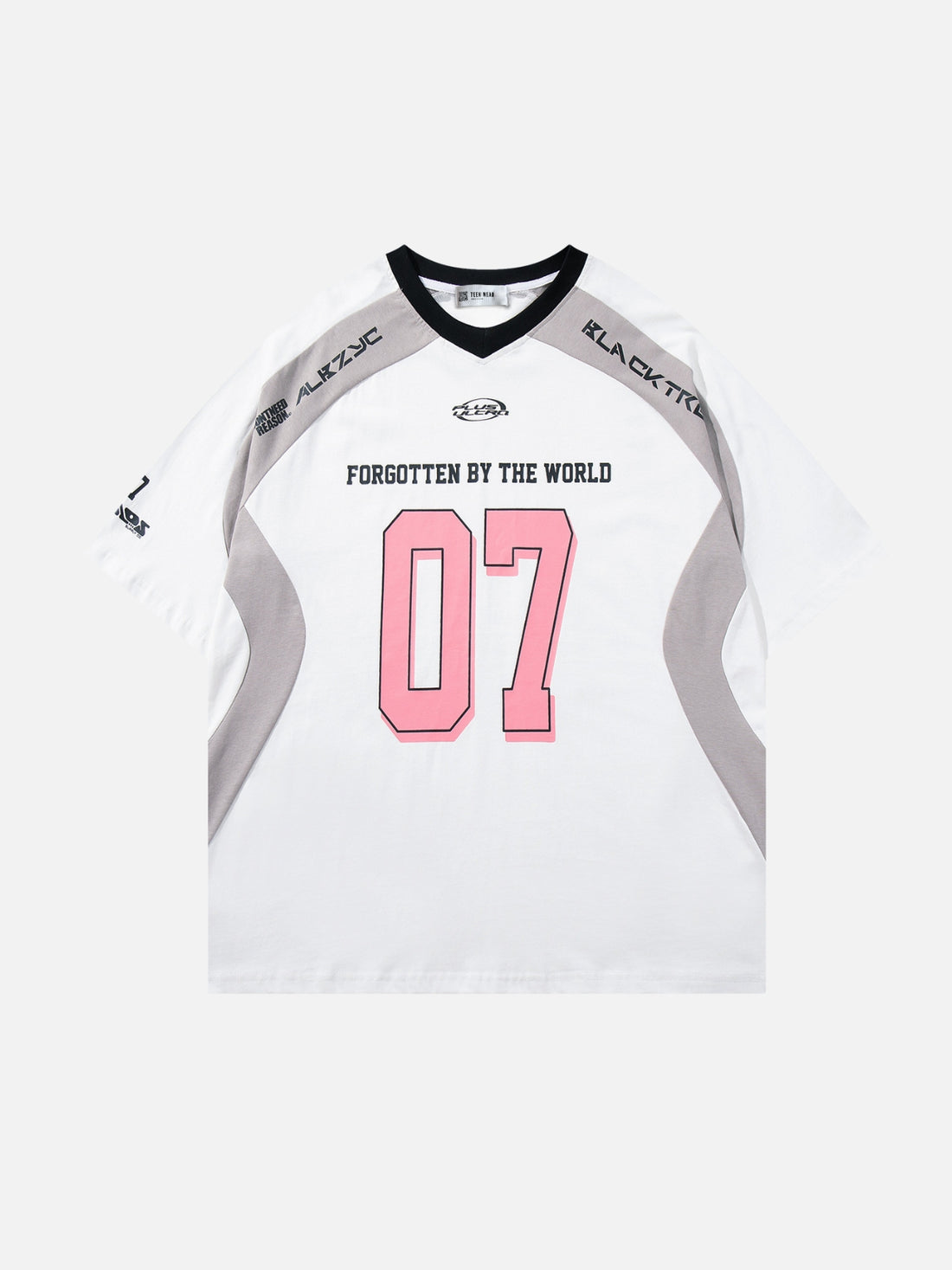 FORGOTTEN - Oversized Graphic Jersey T-Shirt Black | Teenwear.eu