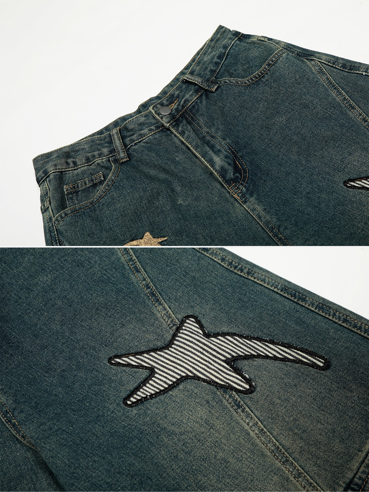 FALSTAR - Baggy Graphic Jeans | Teenwear.eu