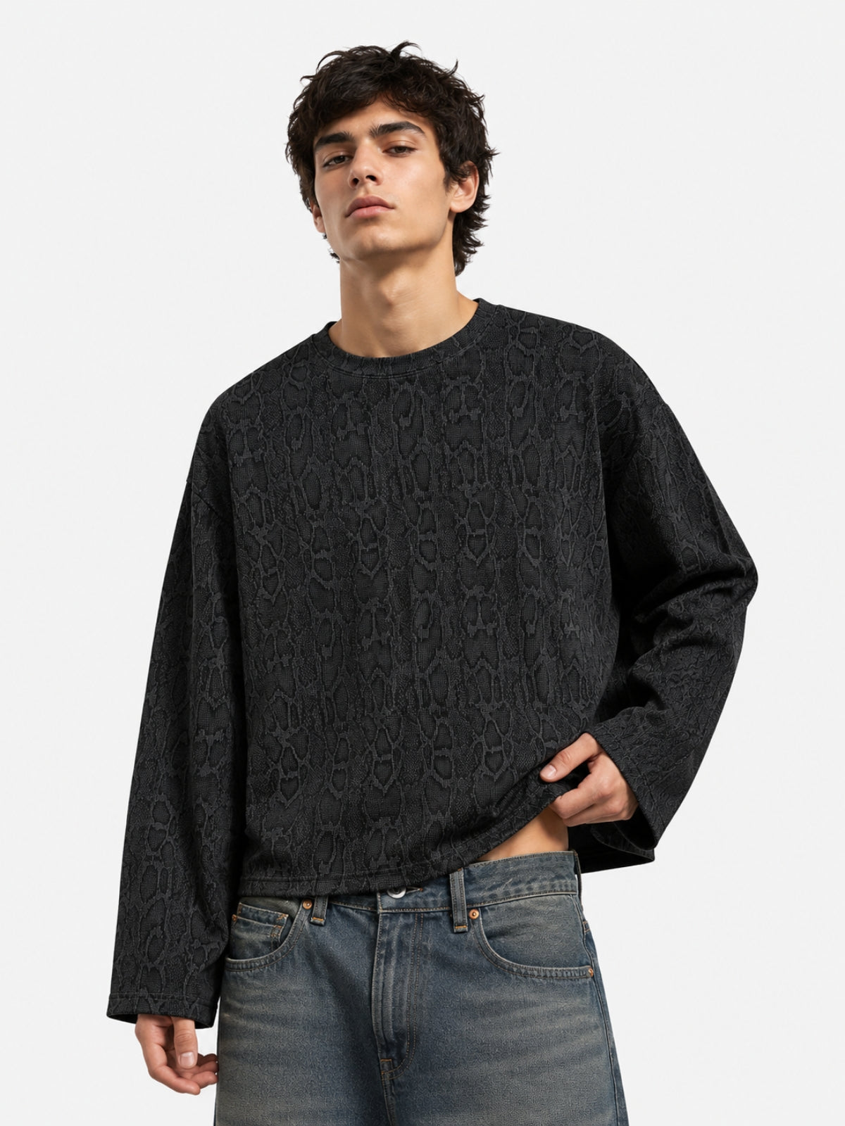 LEOPARDI - Long Sleeve Basic T-Shirt | Teenwear.eu