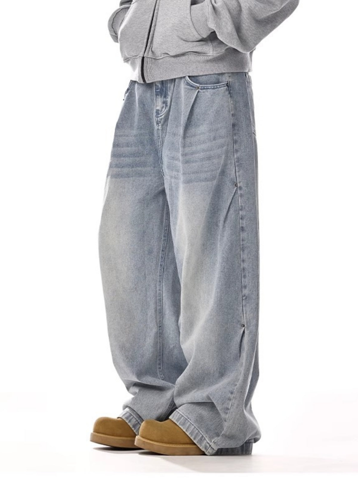 JOURNEY - Baggy Basic Jeans