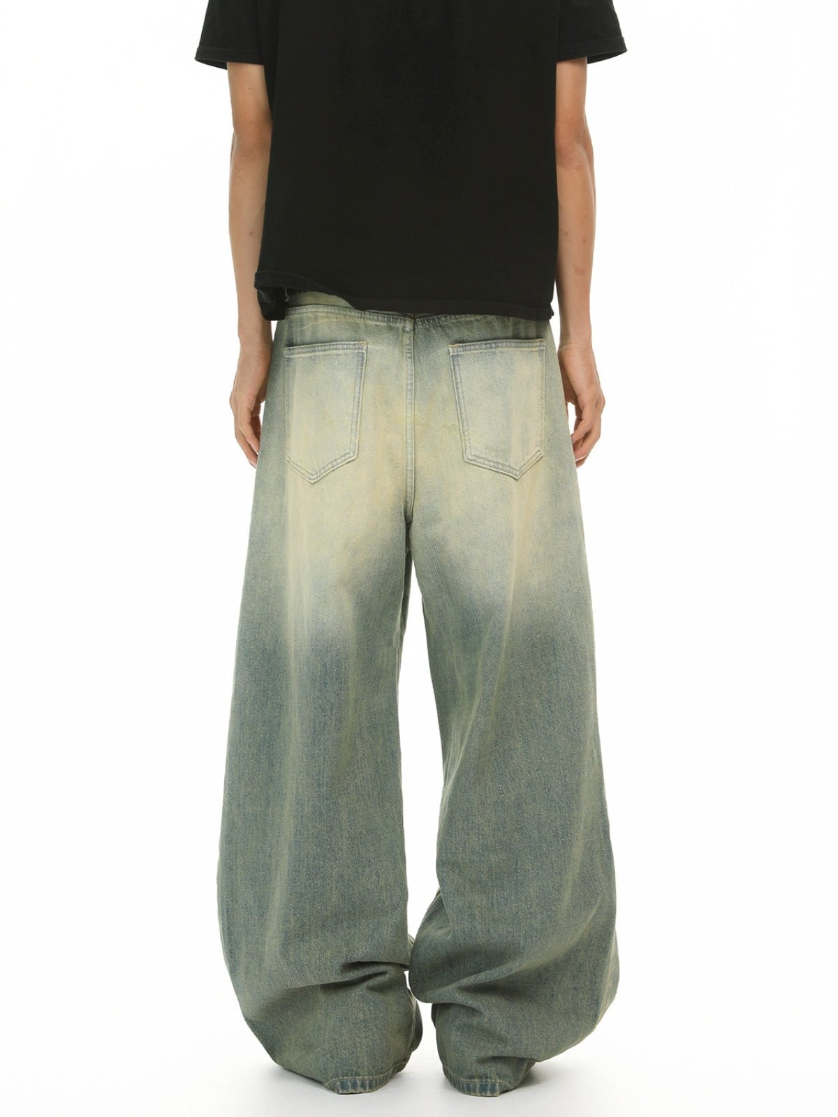 RETRO - Baggy Basic Denim Jeans