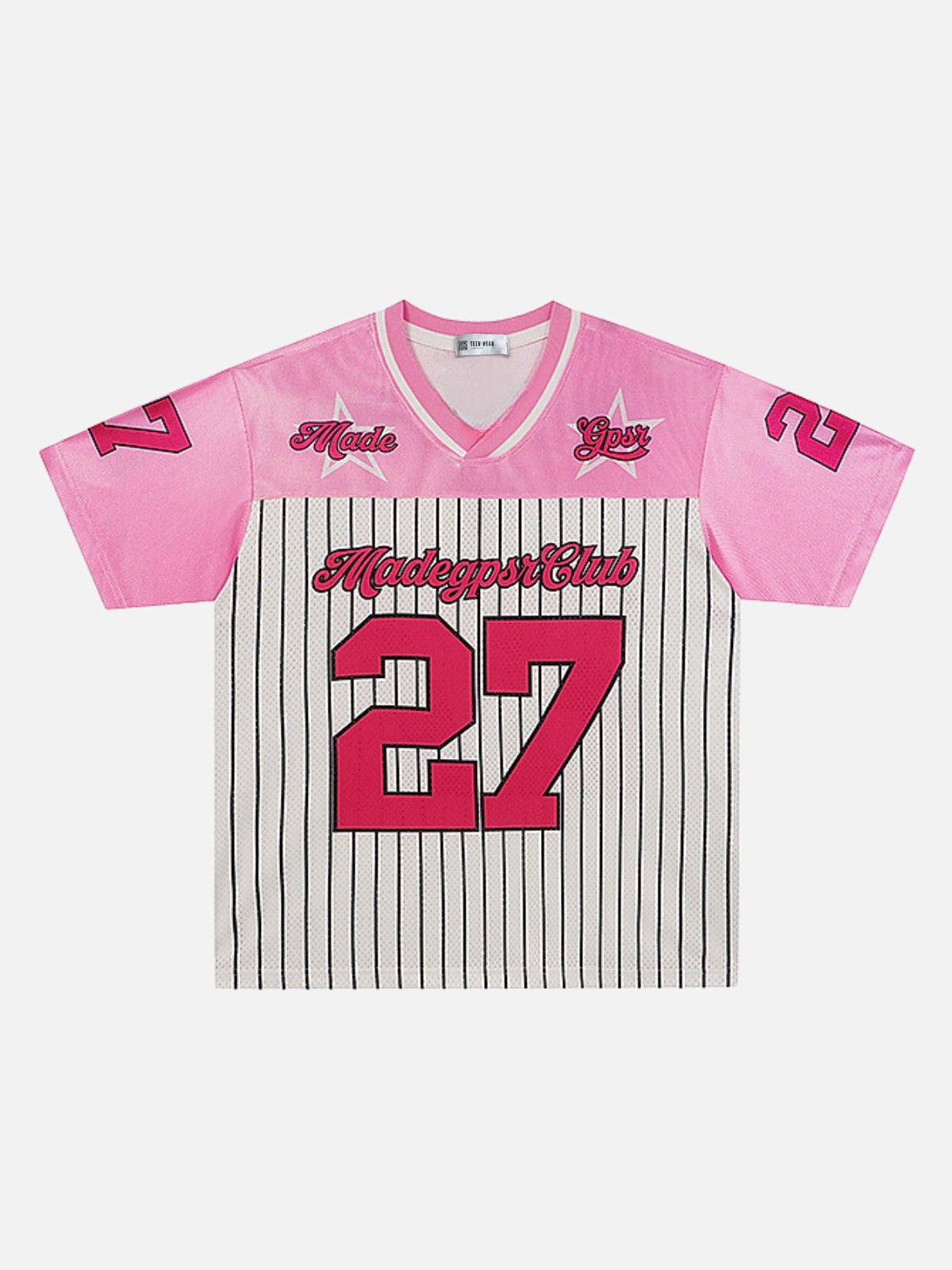 MADEGO - Oversized Graphic Jersey Pink | Teenwear.eu