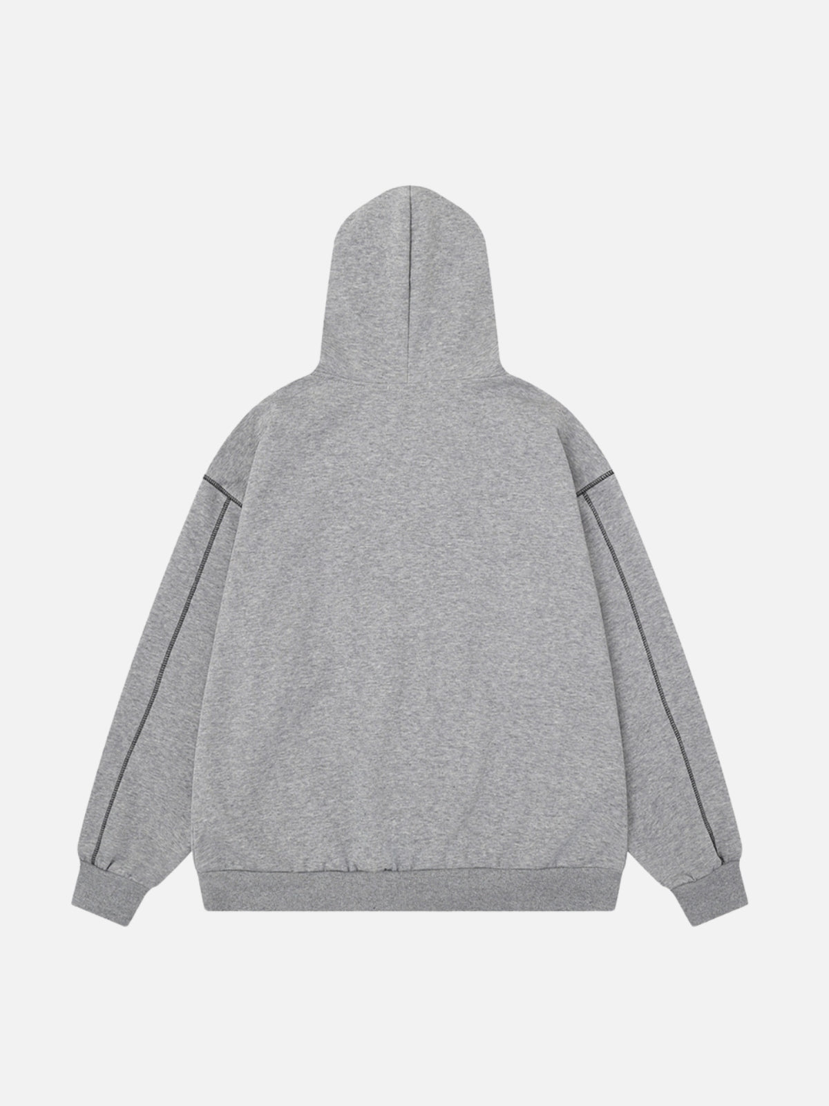SILVERLY - Oversized Basic Zip Up Hoodie | Teenwear.eu