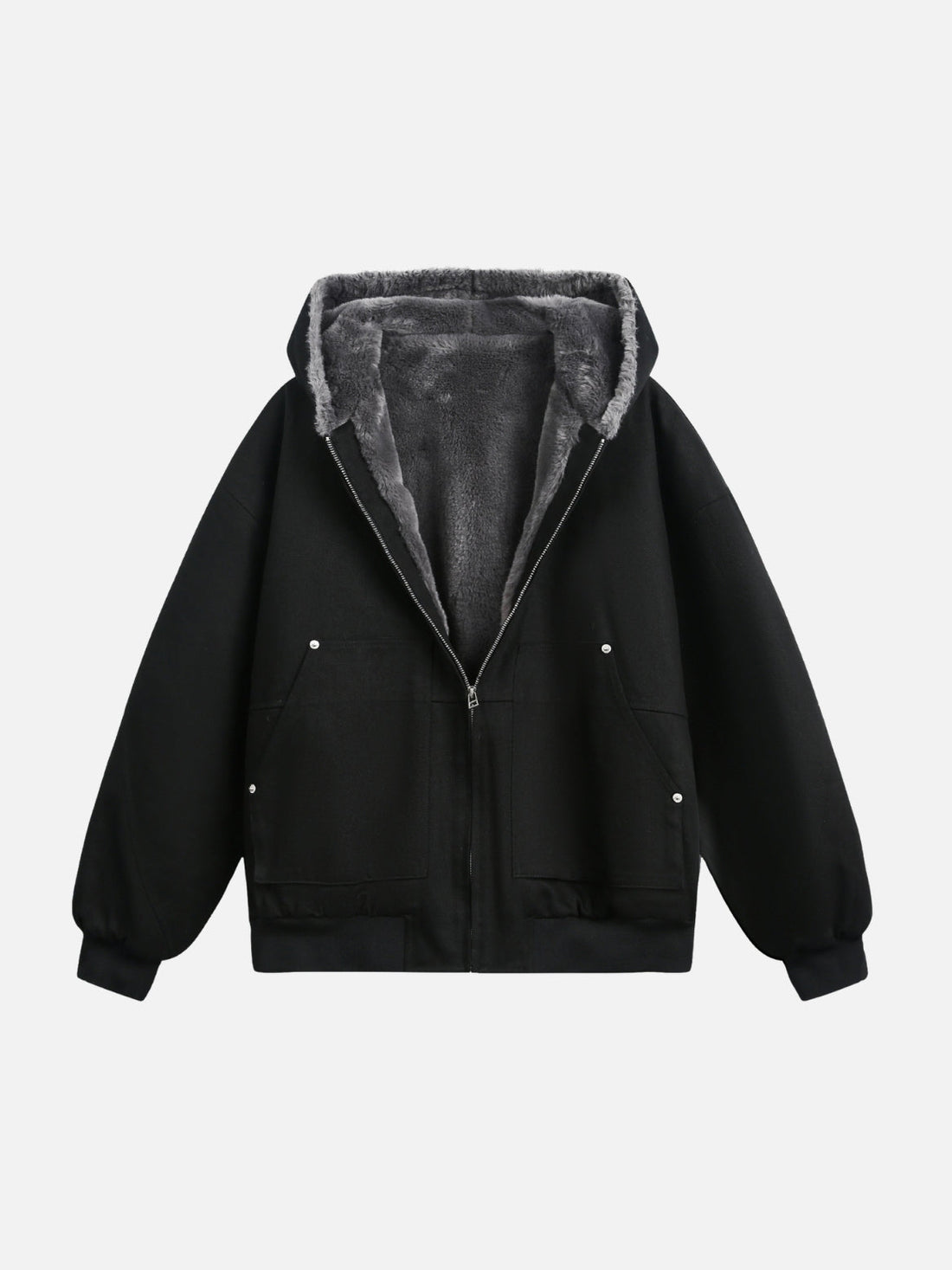 SHADYS – Oversized Basic Jacket Dark Grey | Teenwear.eu