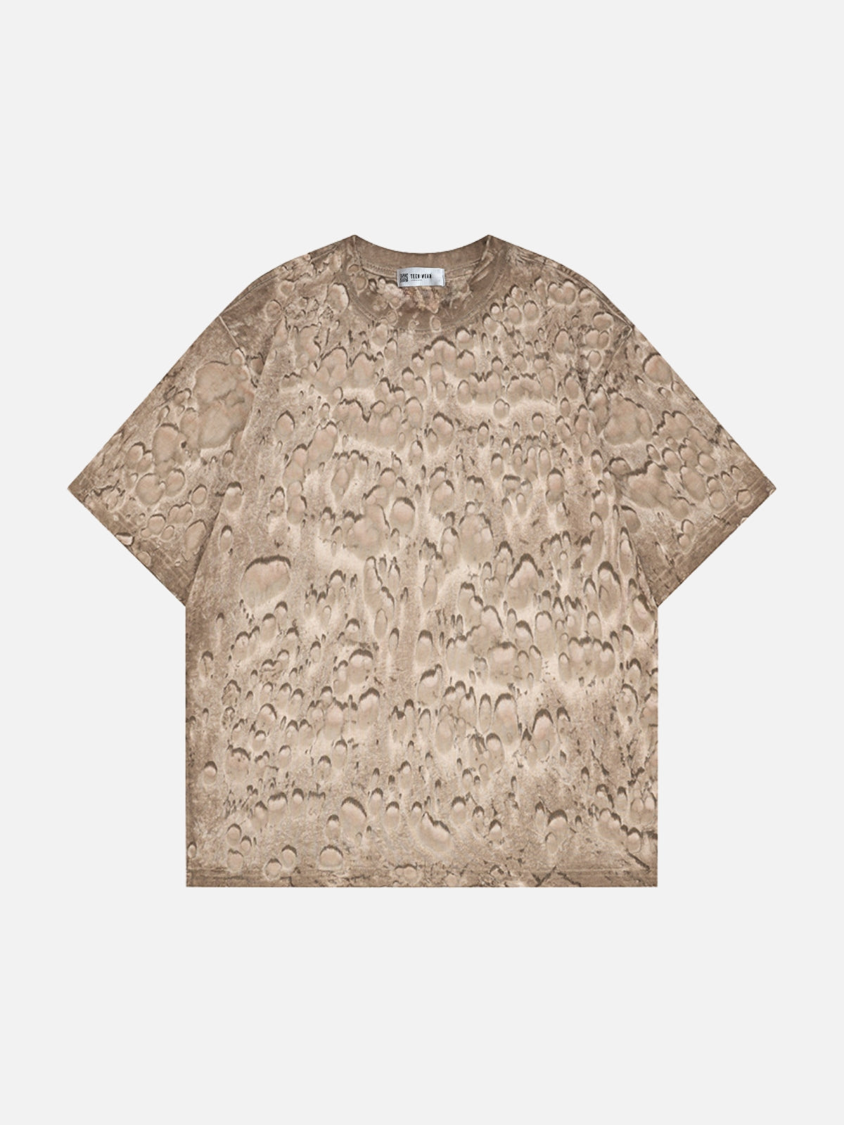 SOPPY - Oversized Print T-Shirt Brown | Teenwear.eu