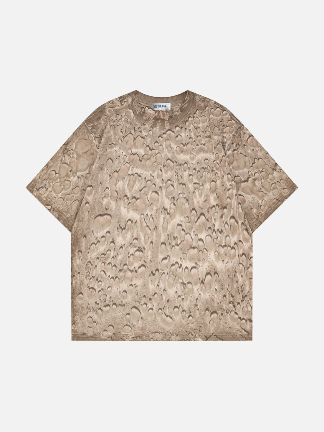 SOPPY - Oversized Print T-Shirt Brown | Teenwear.eu