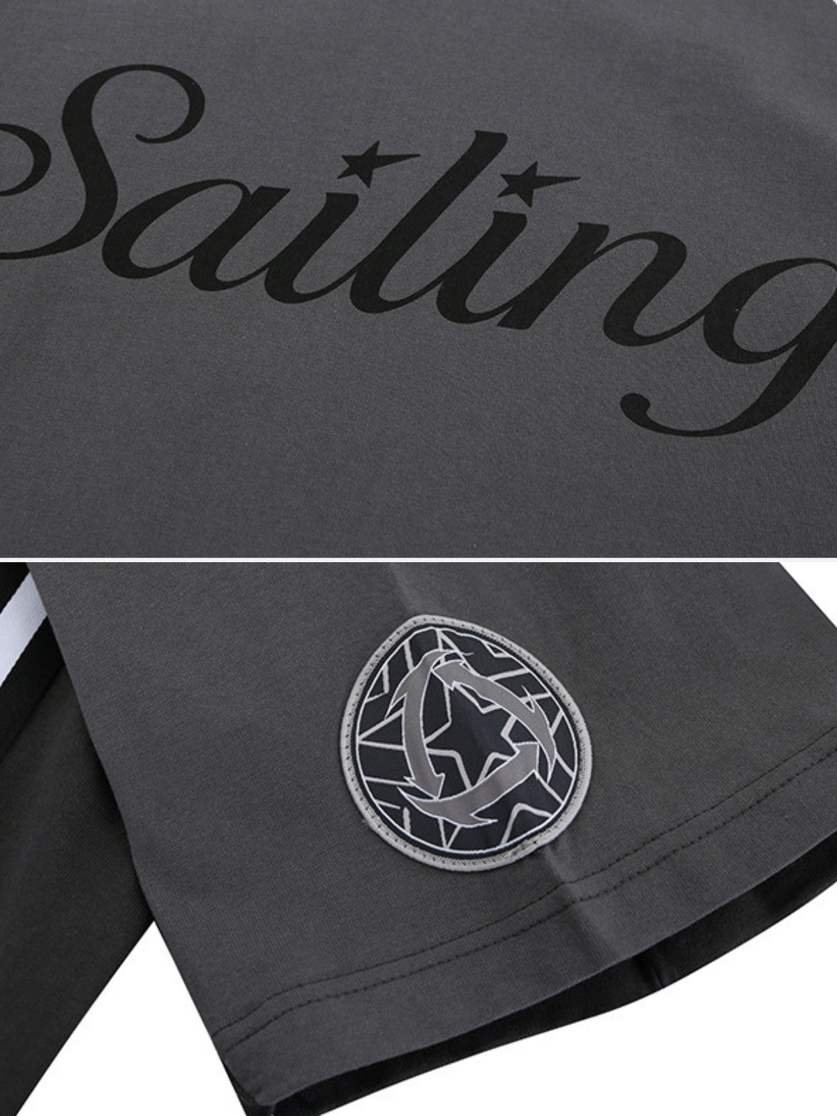 SAILING - Oversized Print Jersey T-Shirt | Teenwear.eu