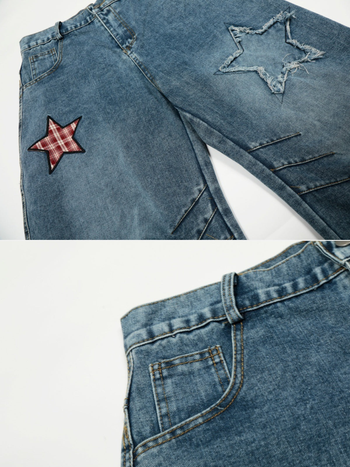 STARSY - Baggy Embroidered Jeans | Teenwear.eu