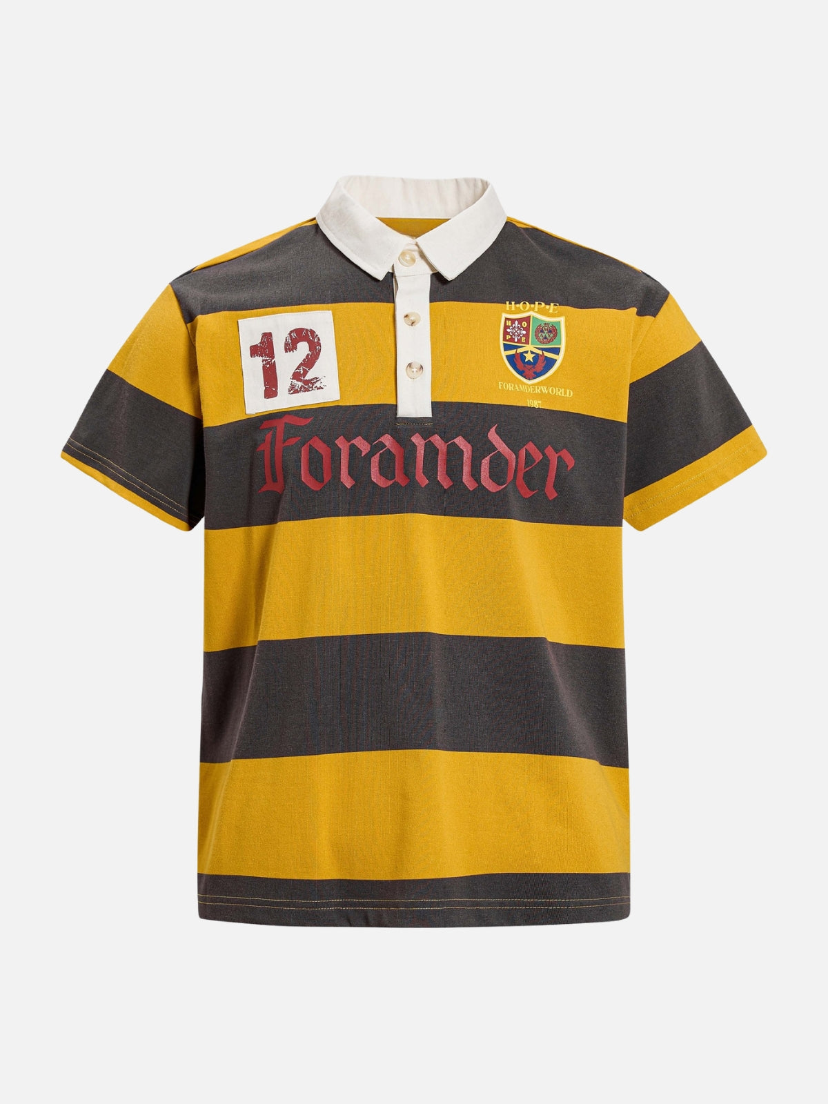 HARVARDY - Oversized Graphic Shirt Yellow | Teenwear.eu