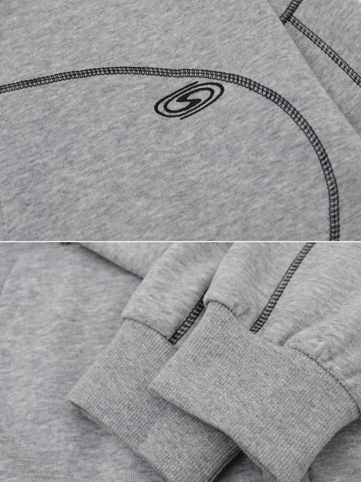 SILVERLY - Oversized Basic Zip Up Hoodie | Teenwear.eu