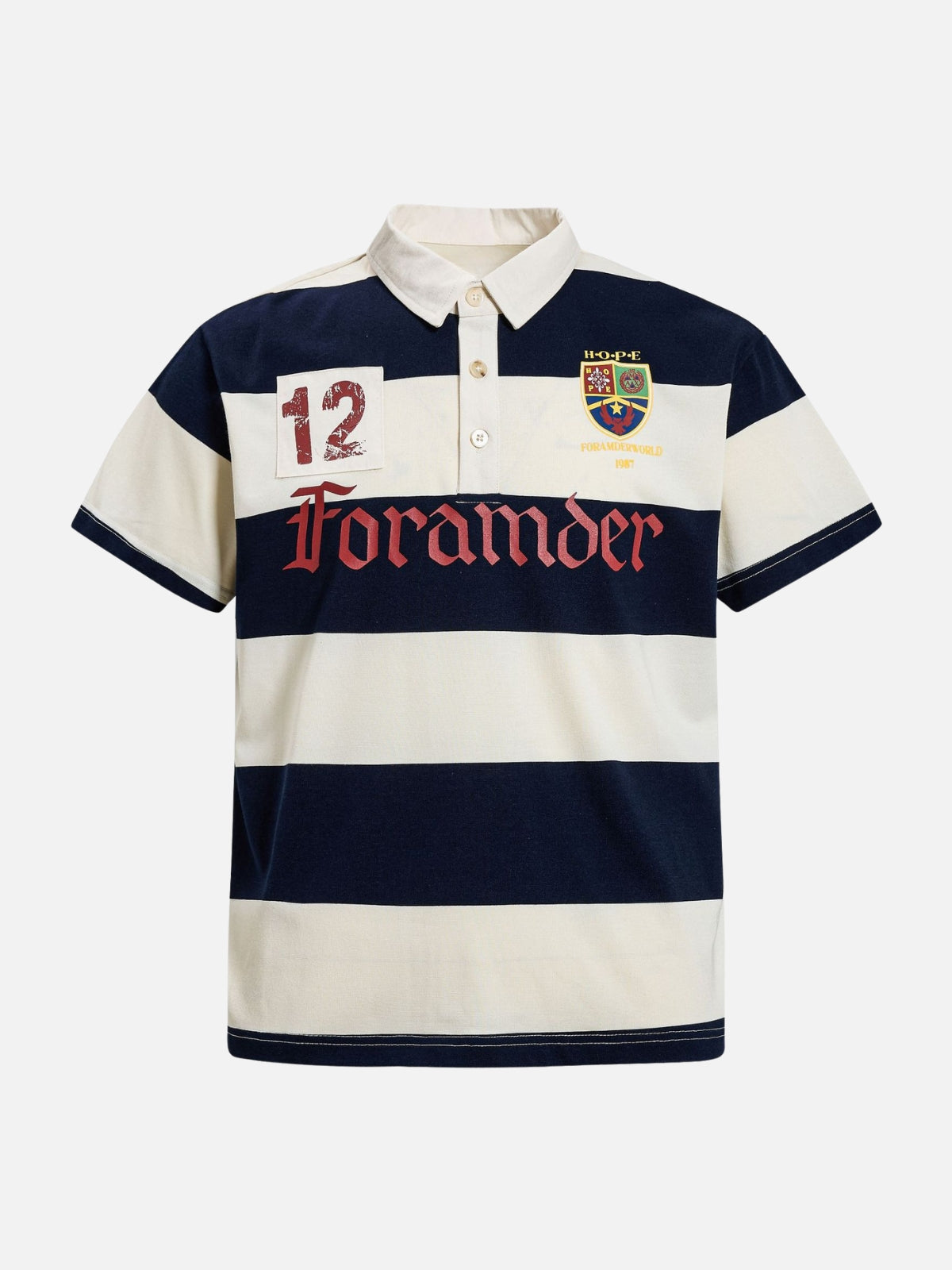 HARVARDY - Oversized Graphic Shirt White | Teenwear.eu