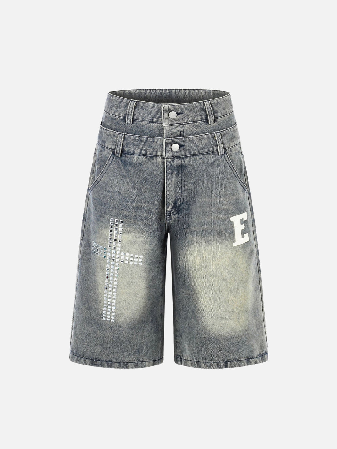 FCROSS - Oversized Graphic Shorts Black | Teenwear.eu