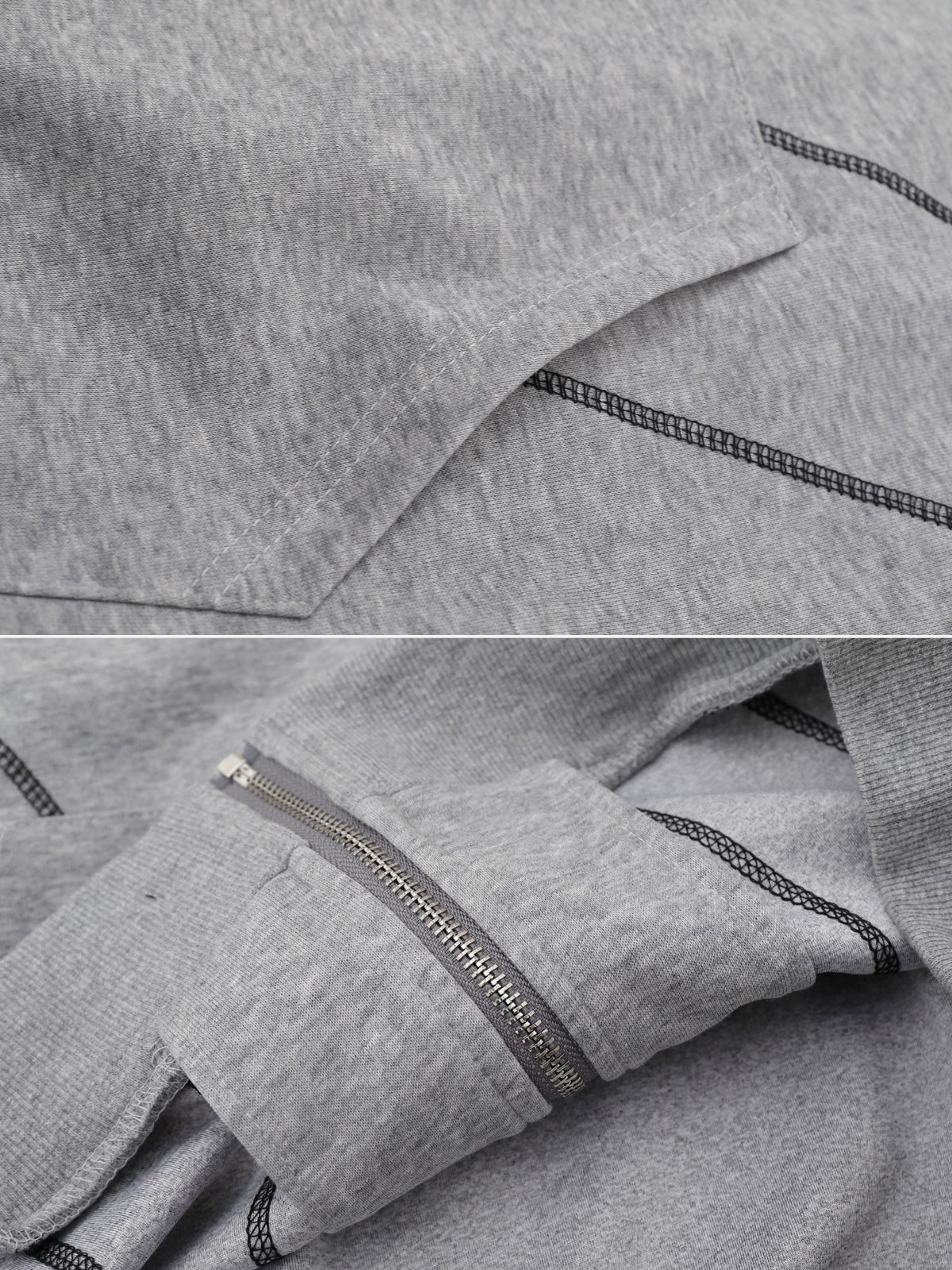 SILVERLY - Oversized Basic Zip Up Hoodie | Teenwear.eu