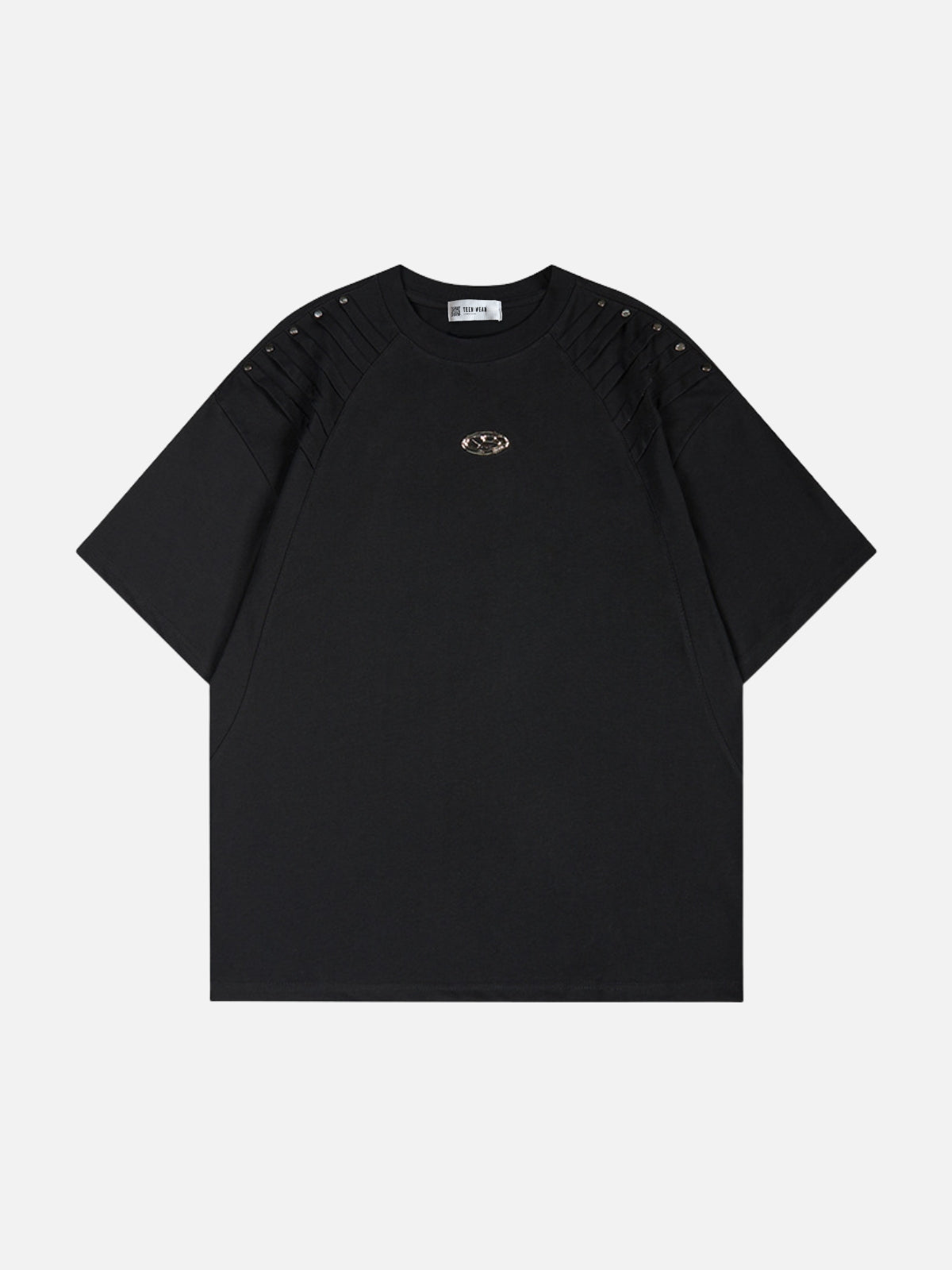 SHADEE - Oversized Basic T-Shirt Black | Teenwear.eu
