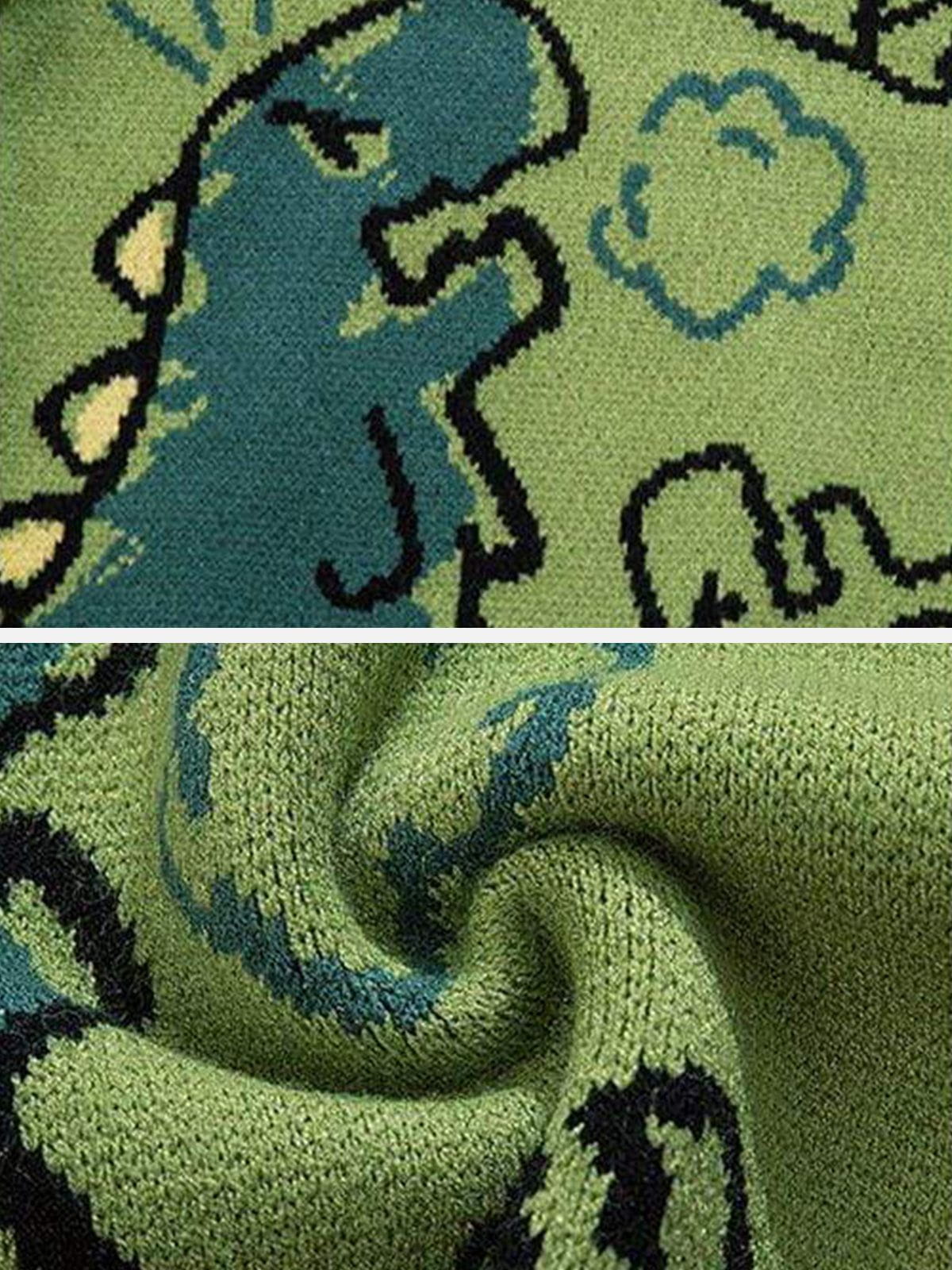 DINO - Oversized Graphic Sweater | Teenwear.eu