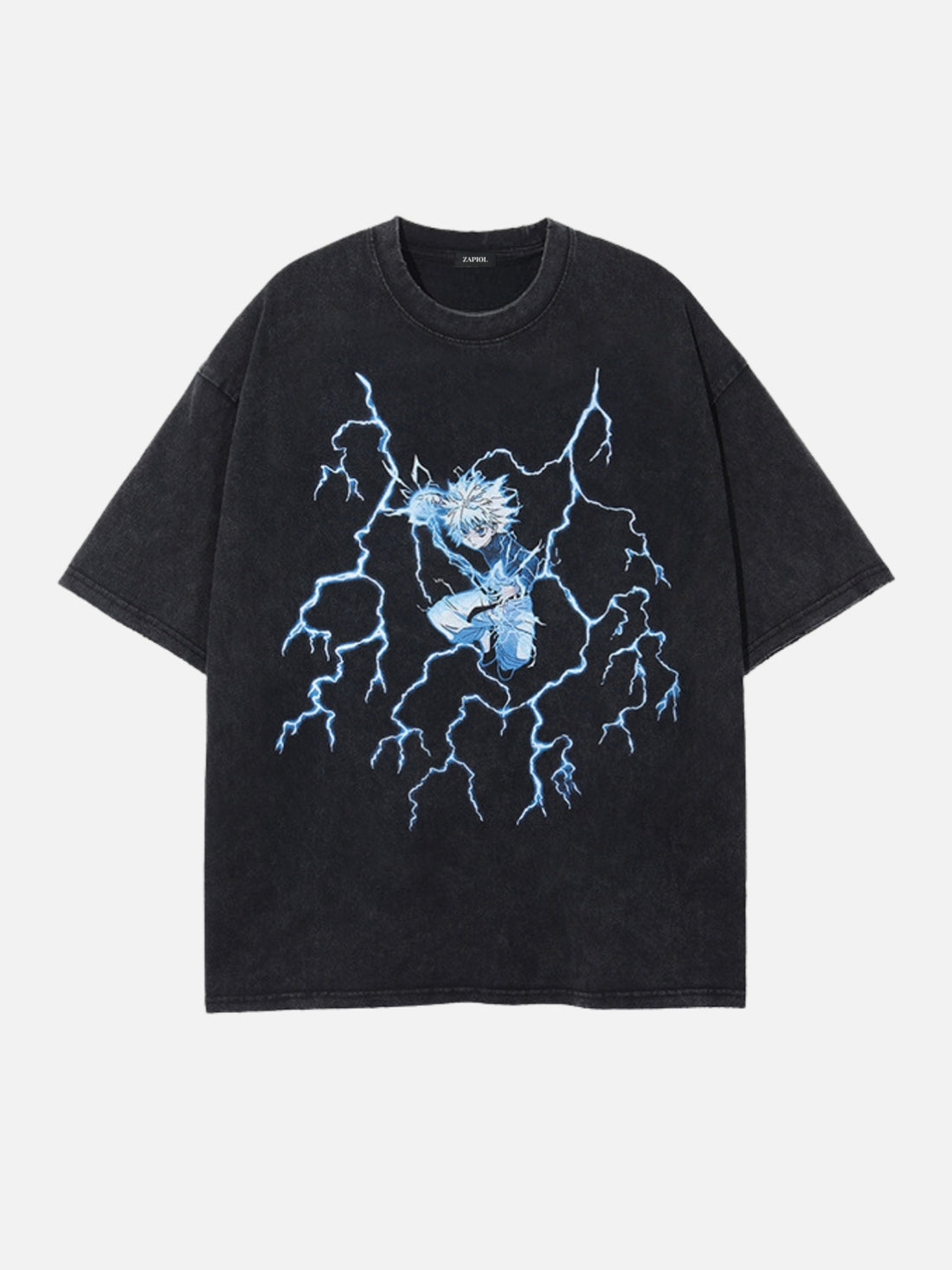 BLIGHT - Oversized Print T-Shirt Washed Black | Teenwear.eu