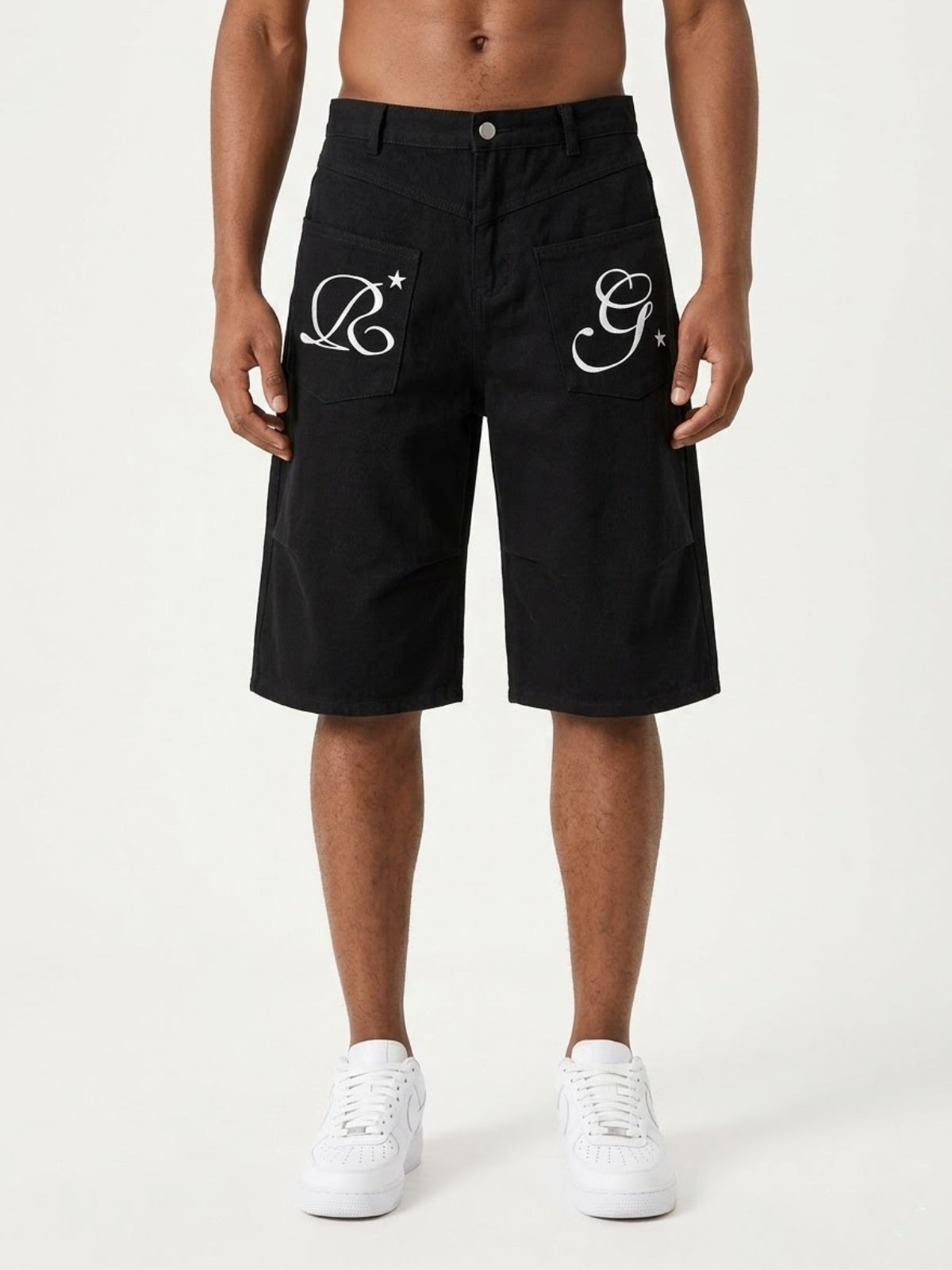 ROCKSTAR - Baggy Graphic Jorts | Teenwear.eu